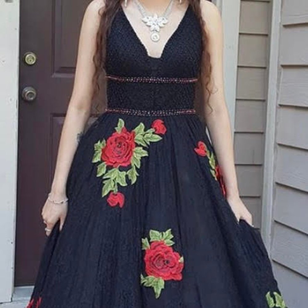 Black Red Prom/Homecoming/Quince/Sweet 16 dress